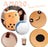 AMOZO Cute Cartoon Boba Milk Tea Soft Plush Doll, Giant Boba Bubble Plushie Stuffed Tea Cup Pillow Gift Toys