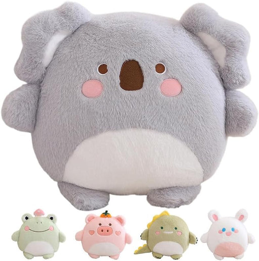Kekeso Koala Plush Pillow Cute Koala Stuffed Animal Pillow Kids' Koala Plush Toy Cuddly Animal Plush Pillow Gift for Boys Girls,Koala