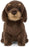 Living Nature Soft Toy - Plush Sausage Dog Dachshund Puppy, Brown, 16cm