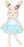 JUSTQUNSEEN Easter Bunny,Easter Bunny teddy Ballerina Doll Soft Toys Bunny Plush Toy for Girls,Soft Toys for Girls Ballerina Doll Teddy,Gift for 5 Years Old Girl peter rabbit toys(Yellow)