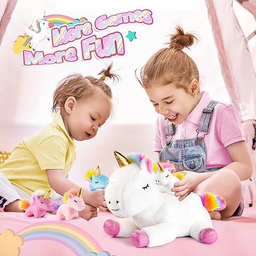 EUTOYZ Stuffed Animals Unicorn Gifts for Girls,Toys for 3-10 Year Old Girls Gifts Unicorn Teddy