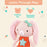 B. toys – Plush Designer Bunny Doll – Soft & Cuddly Stuffed Animal Rabbit Toy – Orange & Pastel Dress – Sparkly – 15” – Washable – Tippy Toes – Becky Bunny – 18m +
