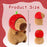 DXPETA 1Pcs Capybara Doll, Capybara Plush Toy, Strawberry Hat Soft And Realistic Capybara Plush Toy Pillow, Capybara Gifts Guinea Pig Toys for Kids