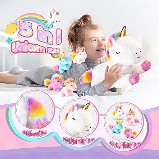 EUTOYZ Stuffed Animals Unicorn Gifts for Girls,Toys for 3-10 Year Old Girls Gifts Unicorn Teddy