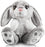 My OLi Easter Bunny Soft Toy 22cm/8.5" Plush Rabbit With Floppy Bunny Ears Stuffed Animal Bunny Teddy Toy Easter Bunny Decorations Gifts For Babies Kids Boys Girls | Grey