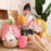 saznioeu Rabbit Muppet Toys, 2023 New Strawberry/Carrot Bunny Plush, Reversible Carrot Strawberry Plush Cute Bunny Plushie, Easter and Children's Day Gifts (18cm/7.1in, Strawberry)