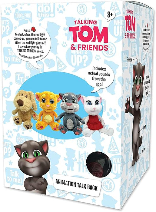 Talking Friends Talkback Tom 12 Inch Interactive Cuddly Plush With App Sound Effects