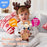 Hopearl Talking Giraffe Repeats What You Say Shaking Head Electric Interactive Animated Toy Speaking Plush Buddy Birthday Gifts for Toddlers, 9.5''